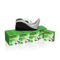 Scotch Magic Tape, Pack of 16 Tapes + C60 Dispenser 33 m x 19 mm Transparent