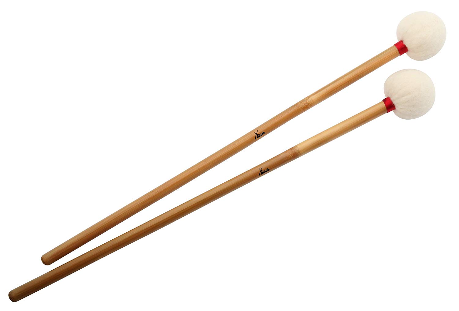 XDrum TB1 Bamboo Timpani Mallets Felt Pair