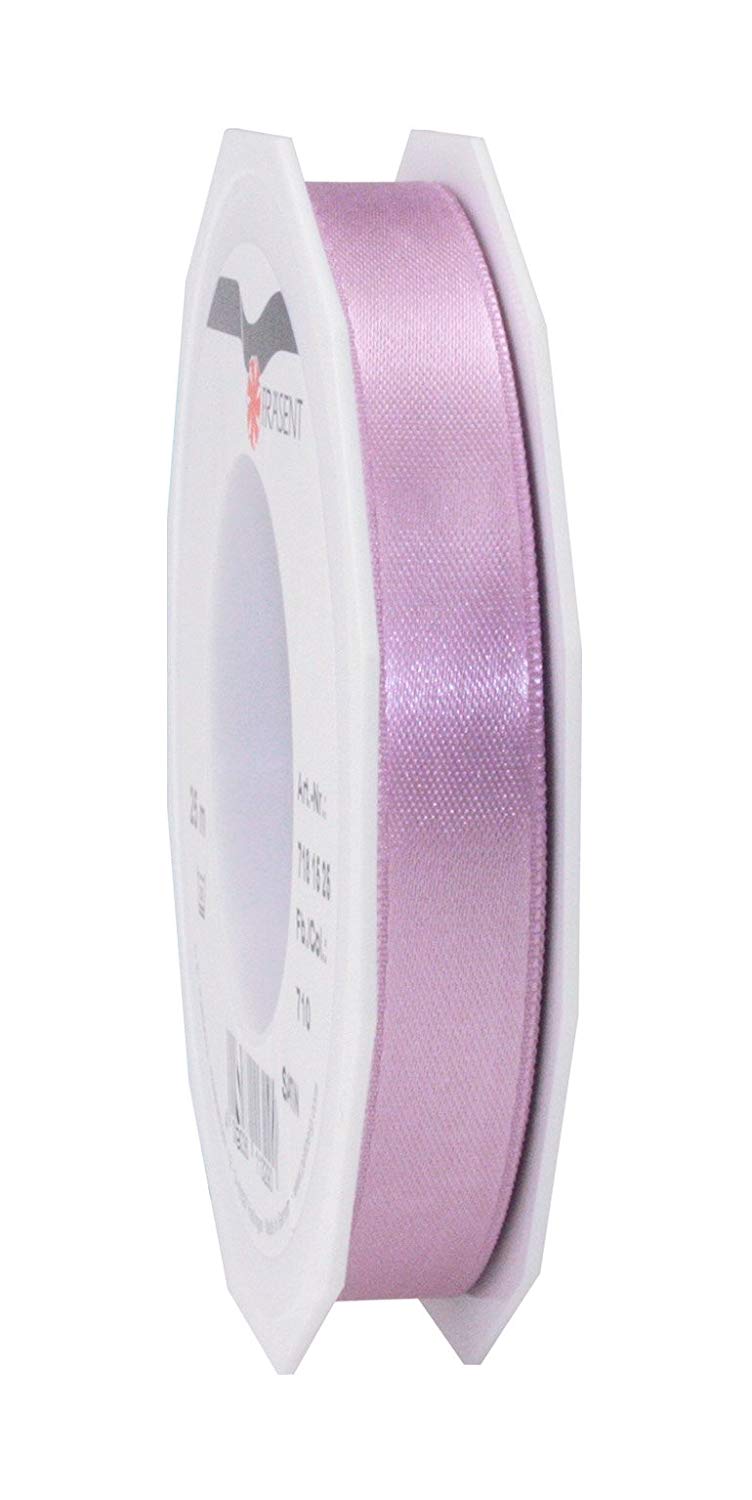 C.E. Pattberg SATIN lila gift ribbon, 27 yards for Wrapping Gifts 0.59 inches width, Ribbon for Decorating & Crafting