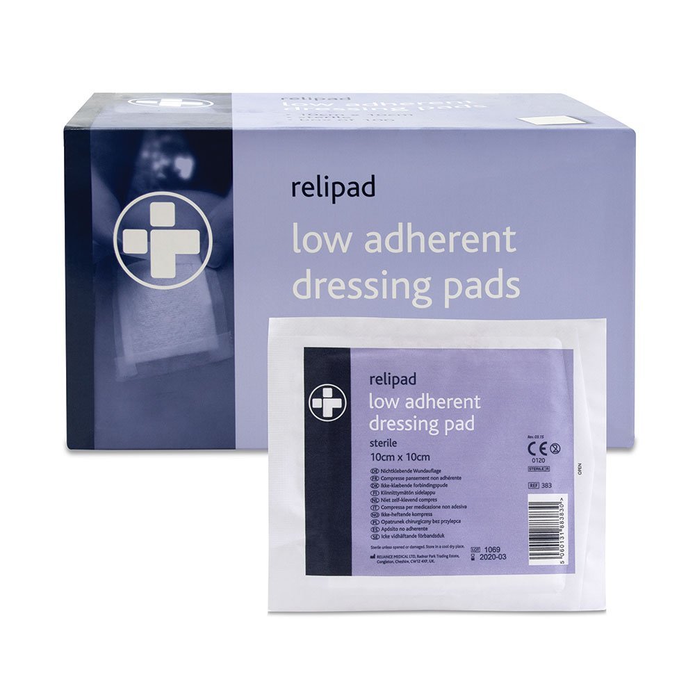 Reliance Medical Relipad First Aid Sterile Dressing, Low-Adherent