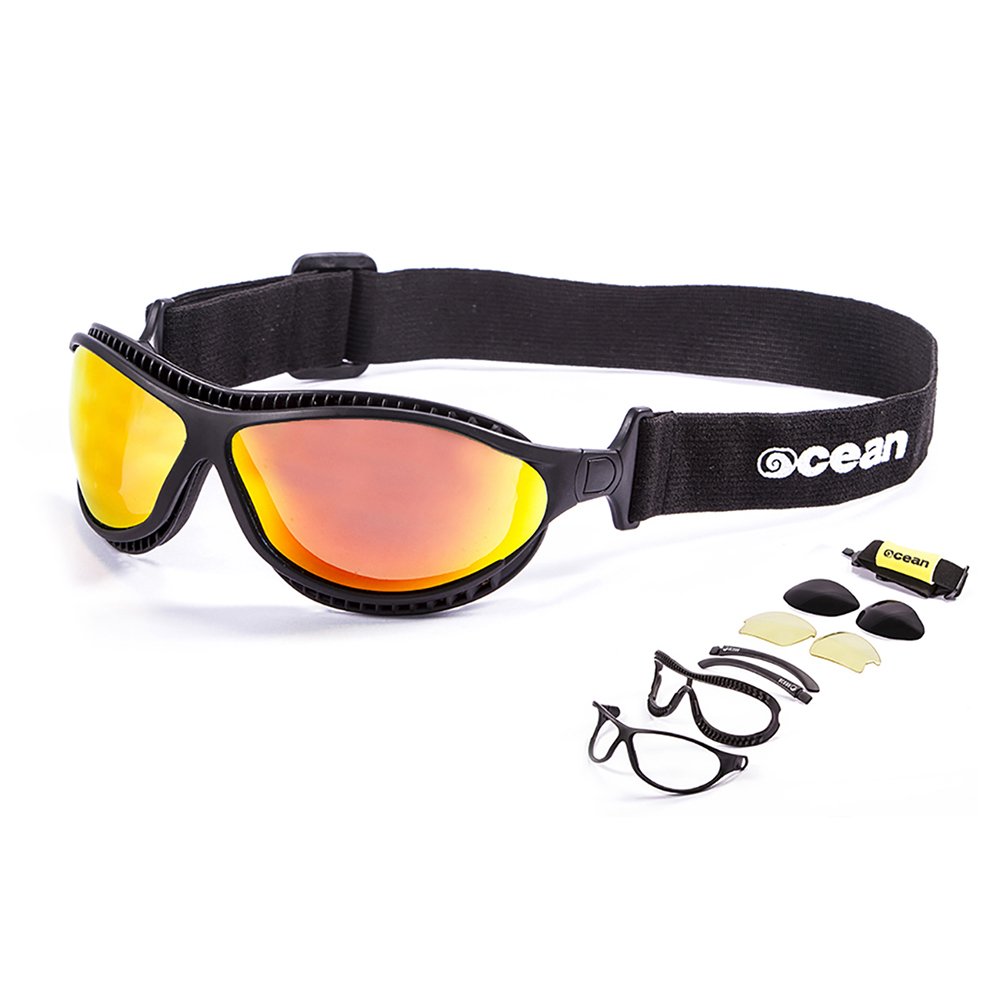 OceanGlasses - tierra de fuego - Polarized Sunglasses - Frame : Matt Black - Lens : Revo Yellow (12201.0) - Image 2