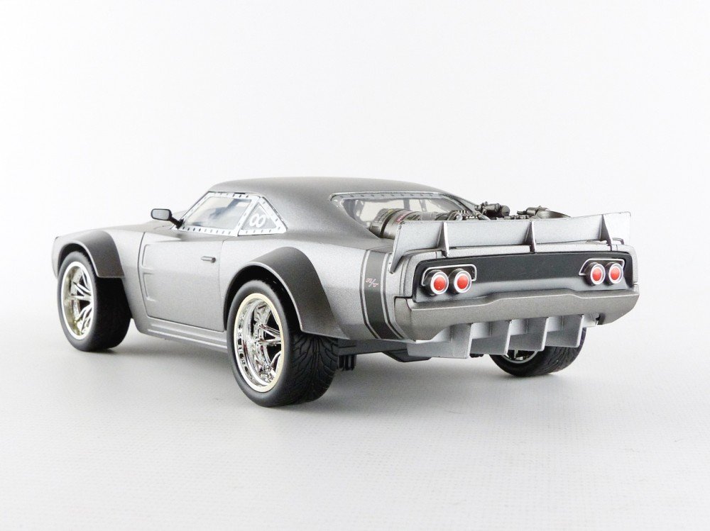 Jada 98291 1:24 Fast & Furious 8-Dom's Ice Charger-JA98291, White Or Silver - Image 3