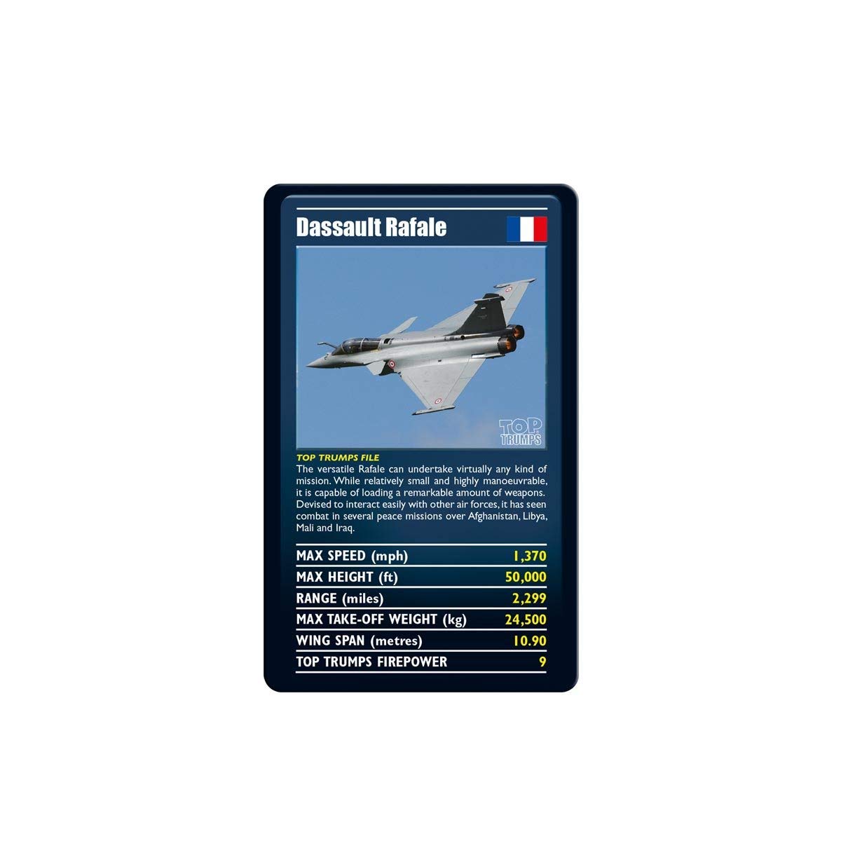 Ultimate Military Jets Top Trumps Card Game, 85mm x 140mm x 20mm - Image 3