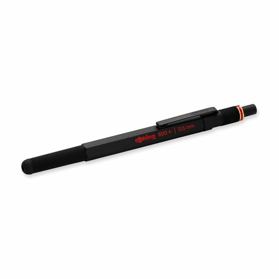 Rotring 800+ Mechanical Pencil and Touchscreen Stylus, 0.5 mm - Black Barrel - Image 2