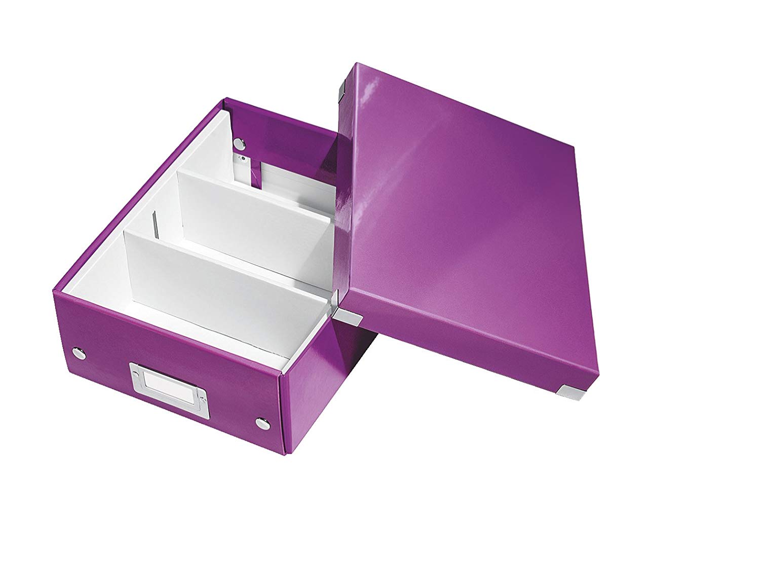 Leitz Organiser Box, Click and Store Range 60570062 - Small, Purple - Image 2
