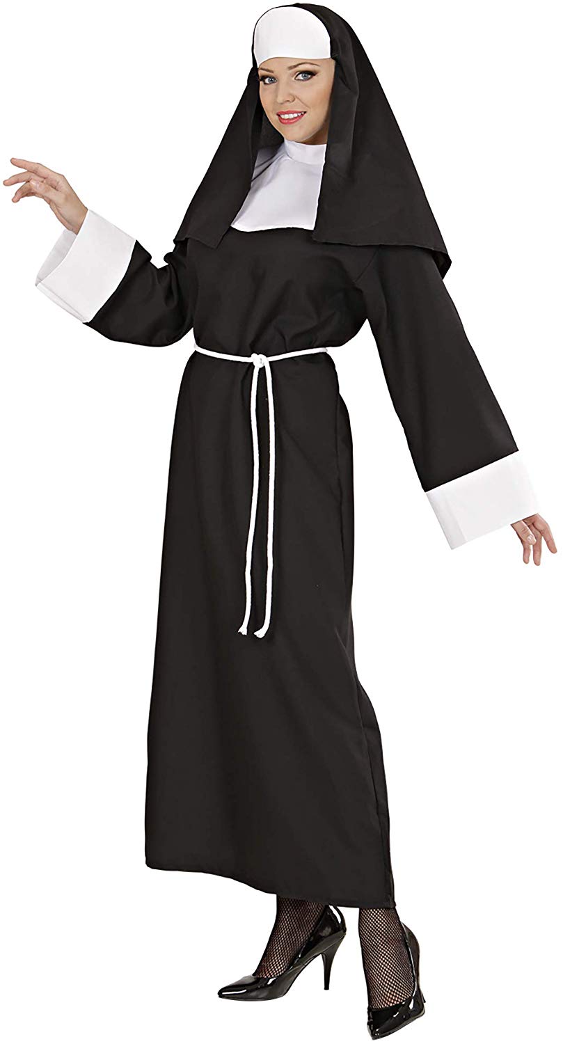 Nun Deluxe Adult Costume Uk Size 10 14 main image 0