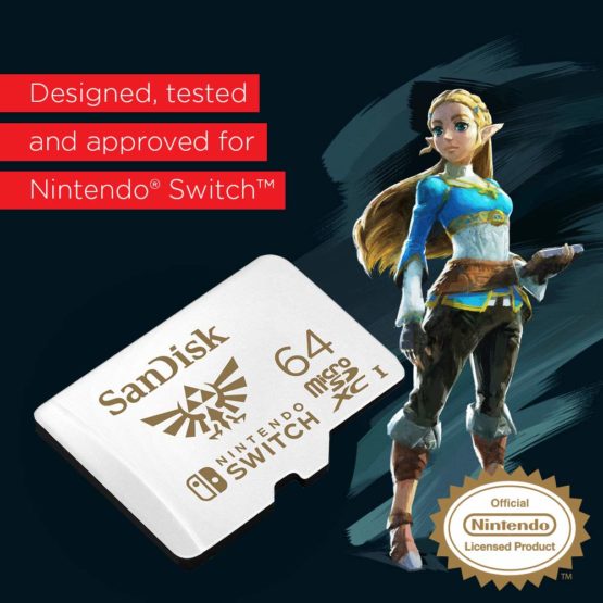 SanDisk microSDXC UHS-I card for Nintendo 64GB - Nintendo licensed Product - Image 4