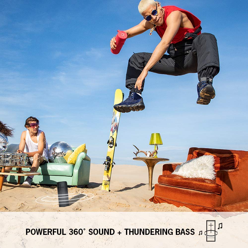 Ultimate Ears MEGABOOM 3 Wireless Bluetooth Speaker (Powerful Sound + Thundering Bass, Bluetooth, Waterproof, Battery 20 hours, Range 45 m) - Lagoon Blue - Image 3