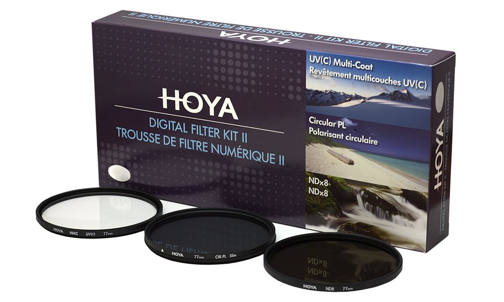 Hoya DIGITAL Filter kit II ø46 mm (UV/C-PL/ND8), BLACK