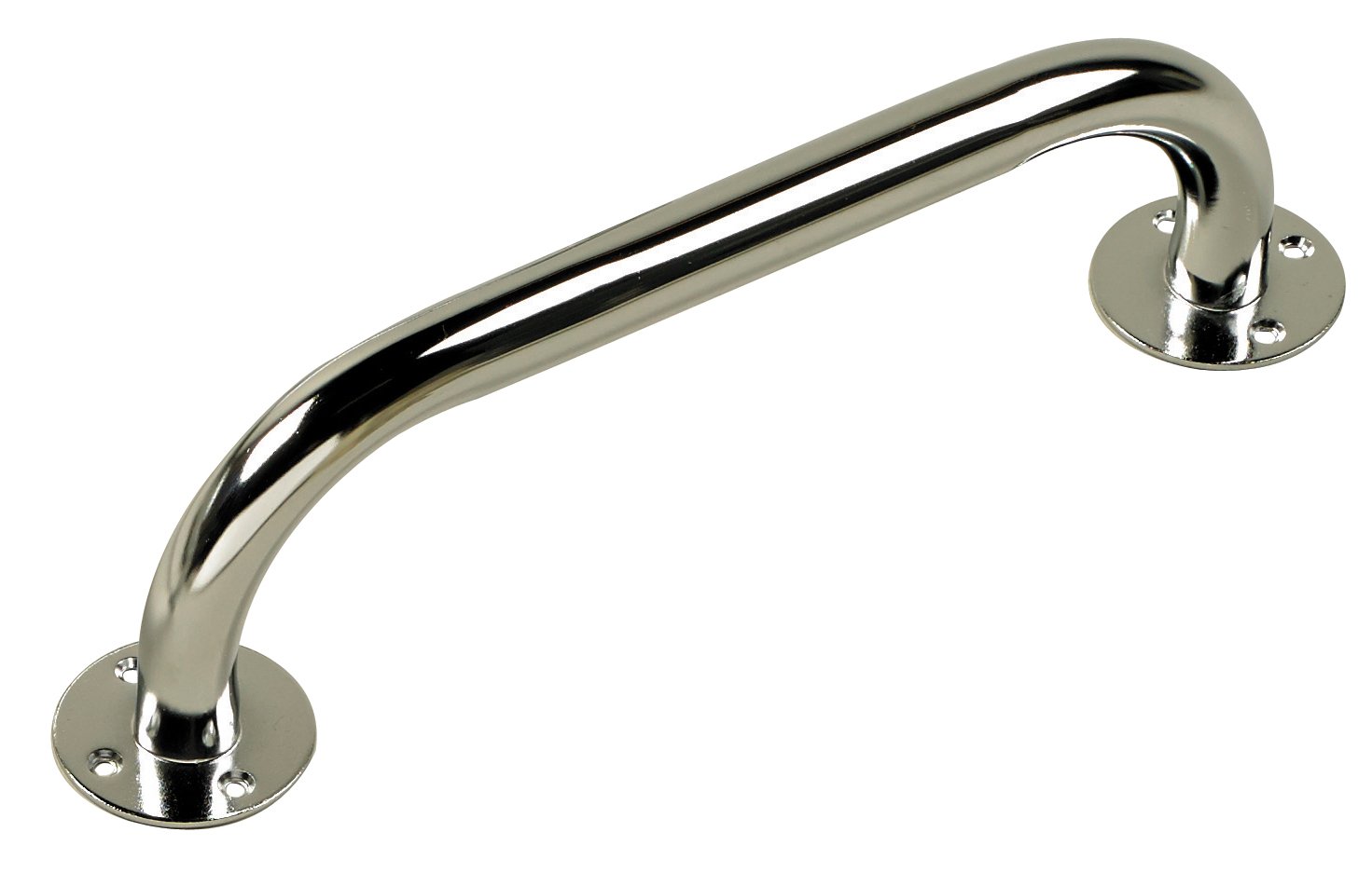 HOMECRAFT Chrome Plated Steel Grab Rail, 30.5 cm (12"), Chrome Plated Steel, Bathroom Hand Rail, Safety Aid, Handicapped