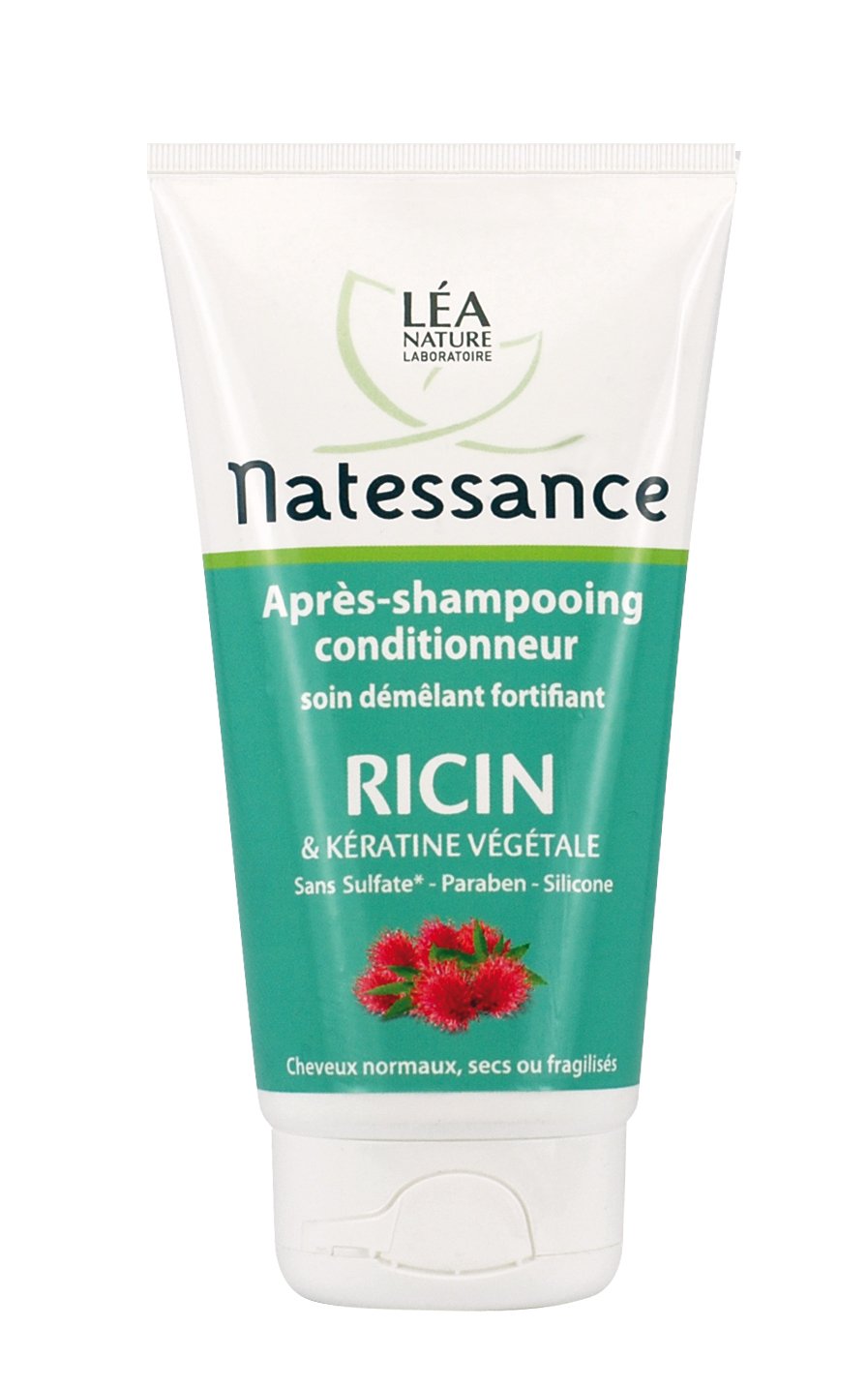 Natessance Naturel Castor Oil and Plant-Derived Keratin Conditioner, 150 ml, 150 ml (Pack of 1)