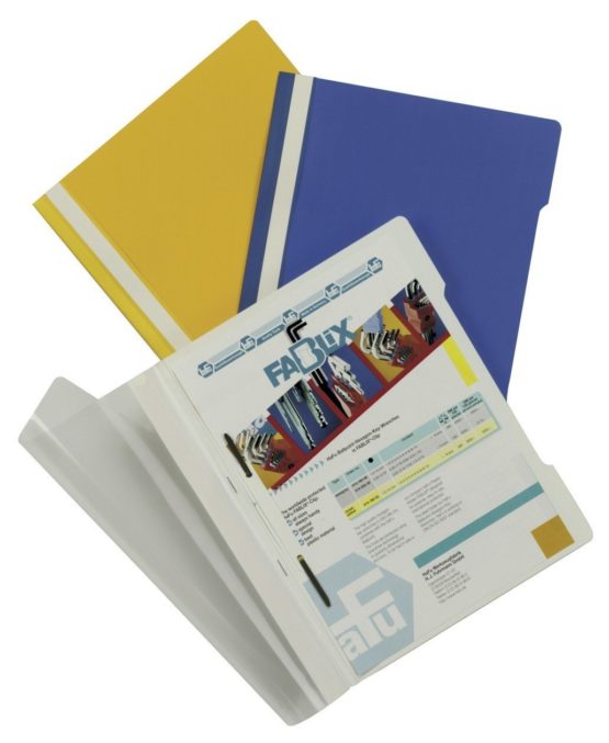 Durable Clear View Folder/Report File A4, Black, Extra Wide, Pack of 50, 257001 - Image 3