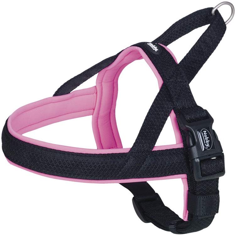 Nobby Preno Mesh Norwegian Harness, 60 - 76 cm+46 cm/25 - 35 mm, Pink, 60 - 76 cm+46 cm/25 - 35 mm (Pack of 1)
