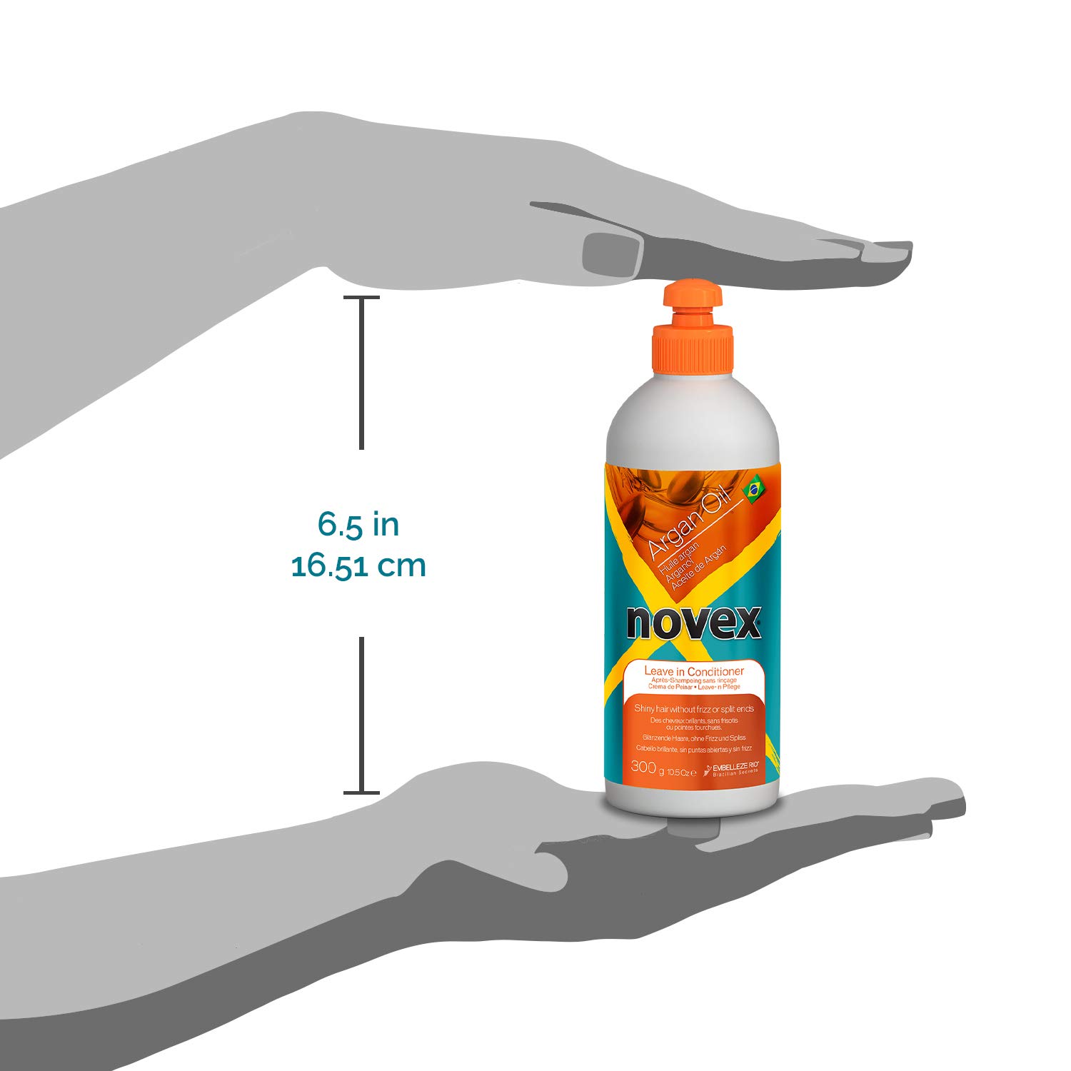 Novex Argan Oil Leave In Conditioner, 300 g, 300 g (Pack of 1) - Image 2