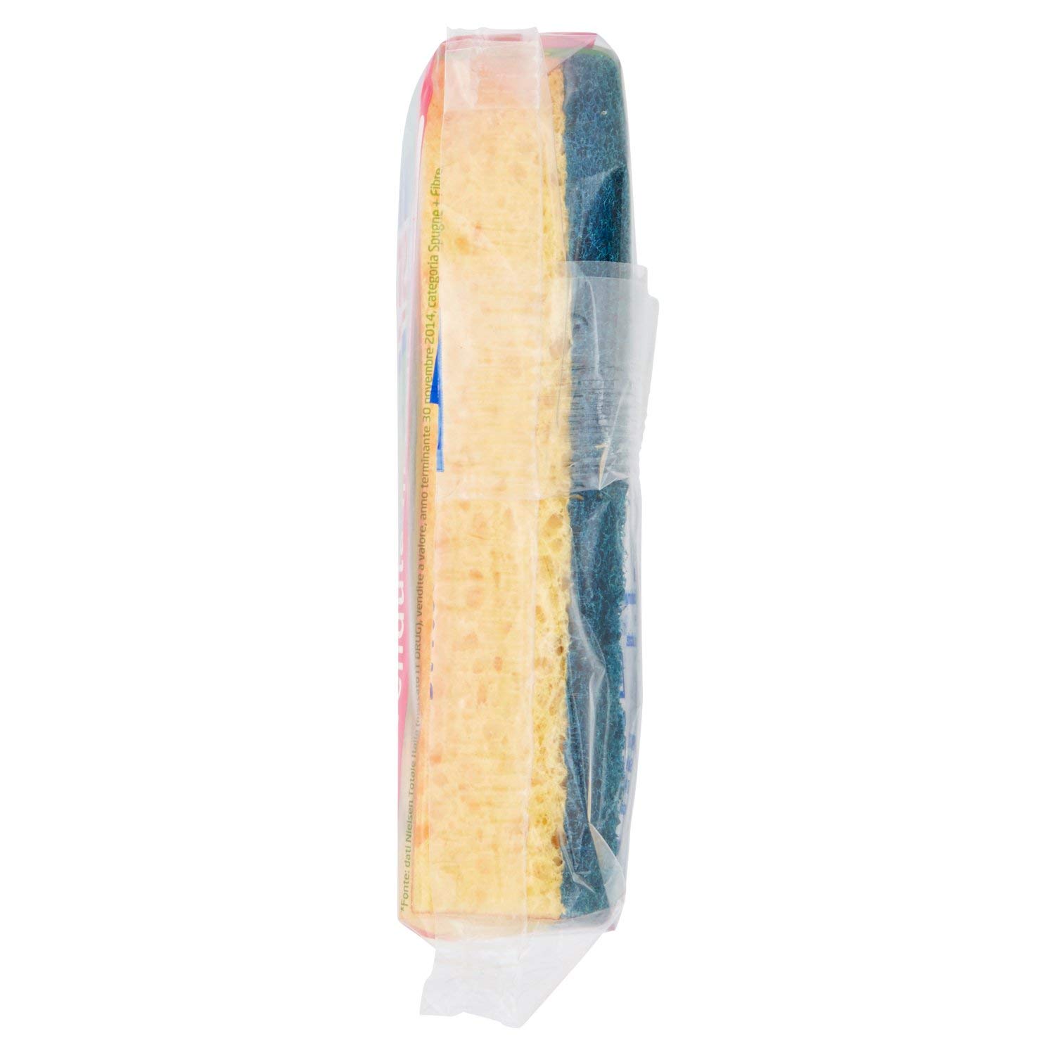 SPONTEX Double-USE Foam 2 CUES ,2count (Pack of 1), Yellow/Green - Image 4