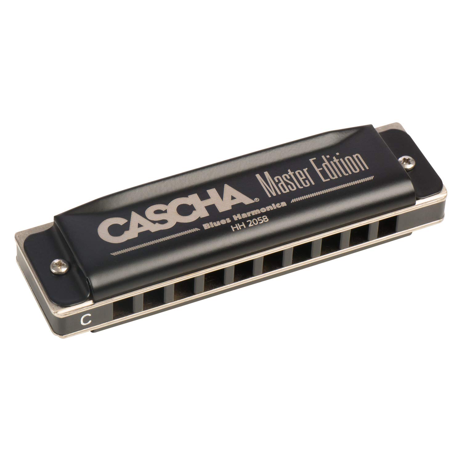 CASCHA Master Edition Blues Harmonica, high-quality harmonica in C-major with soft case and care cloth, blues organ - Image 2