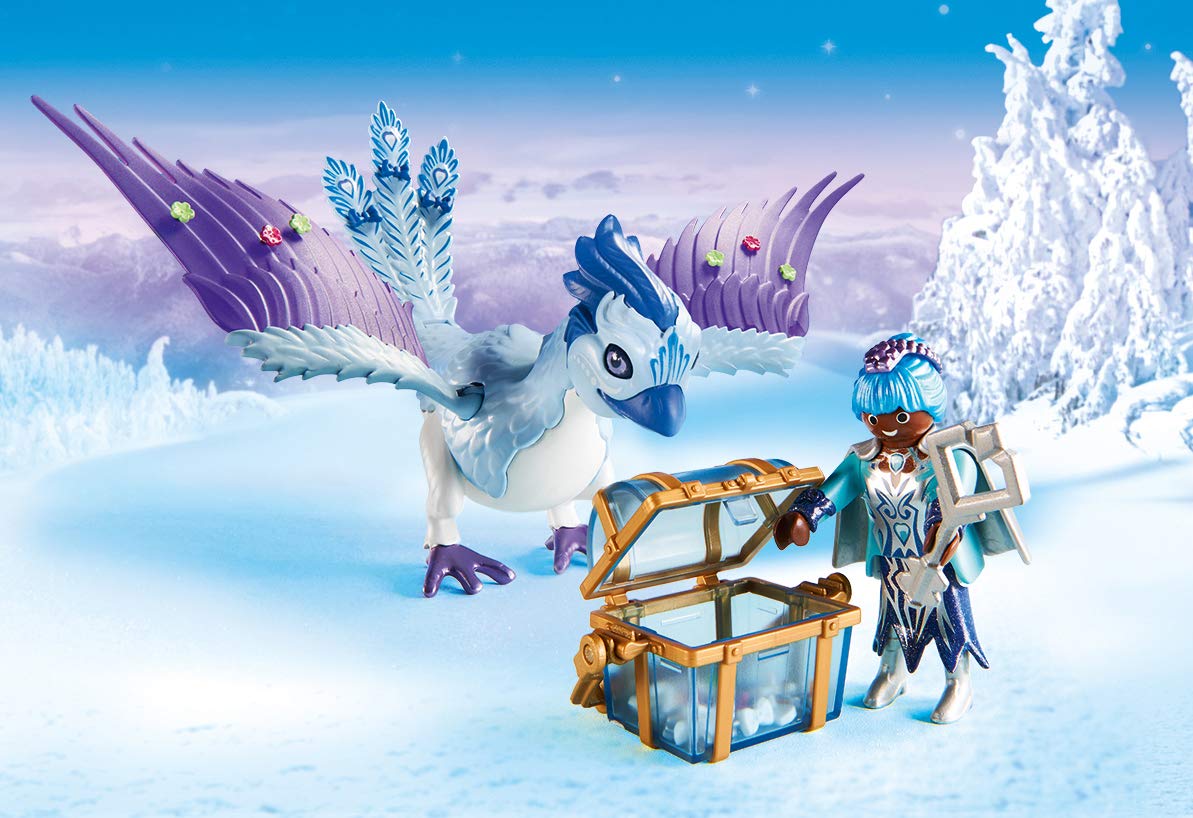 Playmobil 9472 Magic Winter Phoenix with Jewellery Beads, Magical creatures, Toy gems, Playset Suitable for Children Ages 4+ - Image 4
