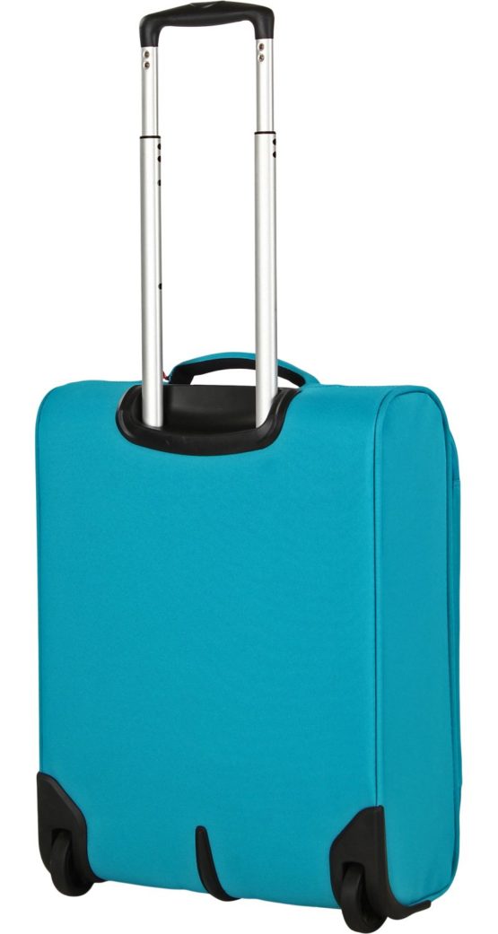 Onboard "CABIN" luggage by travelite - practical 2-wheel suitcases with 2 spacious front pockets, Black (Schwarz), 52 cm - Image 4