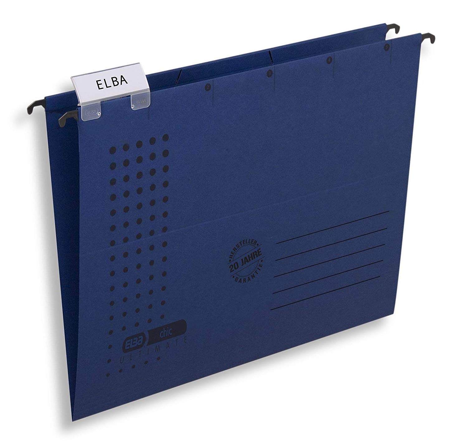 Elba Chic Ultimate 85740DB Suspension File with Open Sides Pack of 25 Dark Blue, 25 Stück - Image 2