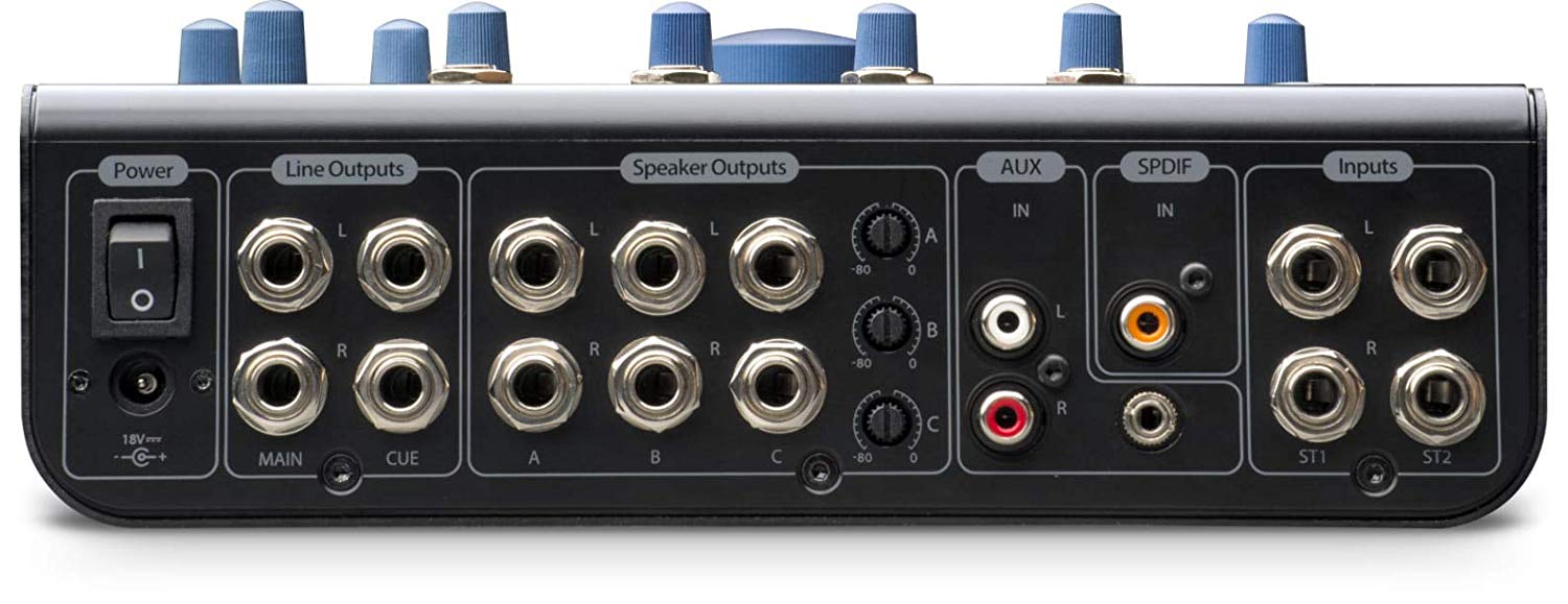 PreSonus Monitor Station V2, Desktop Studio Control Center with Monitor Volume Controller and Headphone Amplifier - Image 2