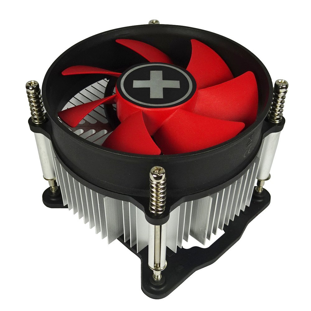 Xilence XC032 Intel Socket 92mm PWM 2500RPM Red Fan CPU Cooler, black/red, Intel | 95 TDP | 92mm PWM Fan | Backplate - Image 2