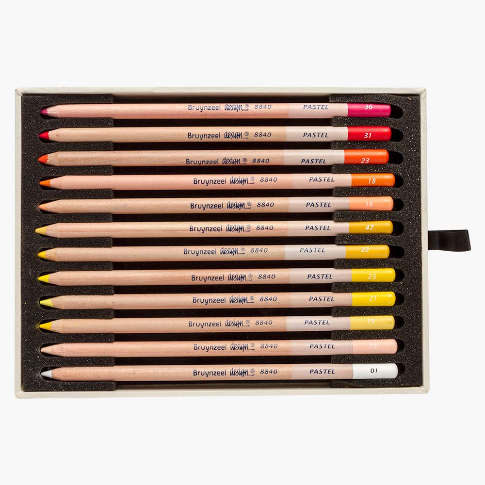 Bruynzeel Design Professional Pastel Pencil Set of 48 Colors in Box, Multicolor, 48 count (Pack of 1) - Image 2