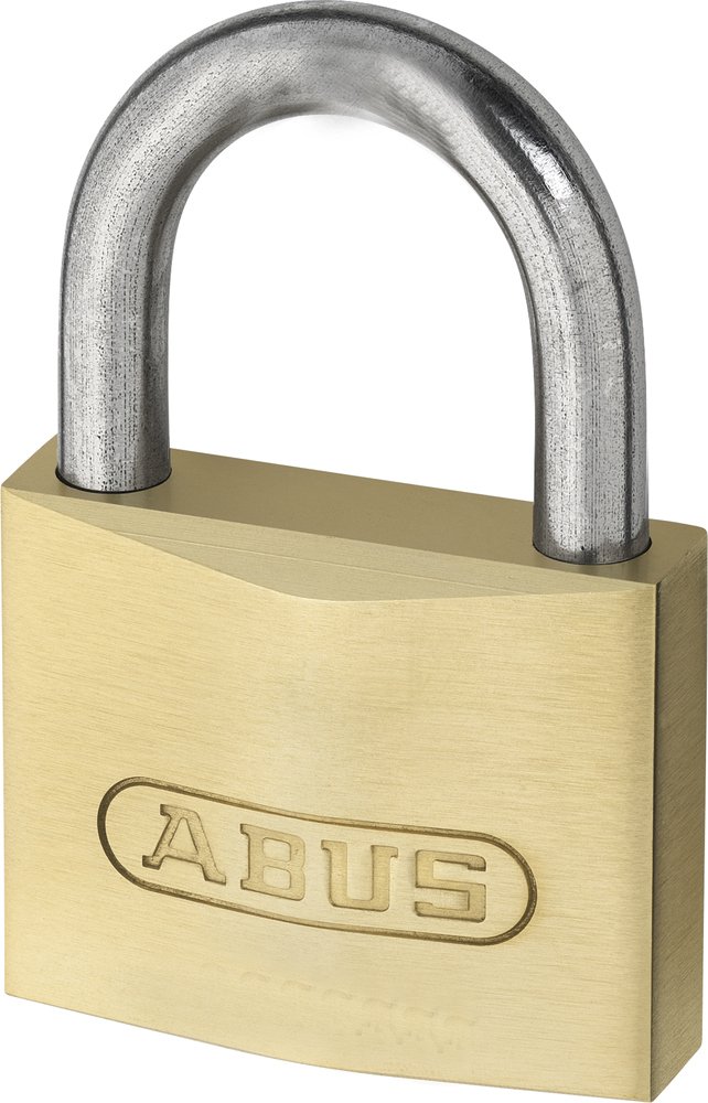 ABUS 11997 Brass Padlock with 6454 Alike Keyed, White, 45 mm