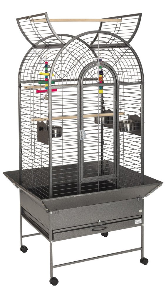 Liberta Cortes Medium Parrot Cage 89, Grey