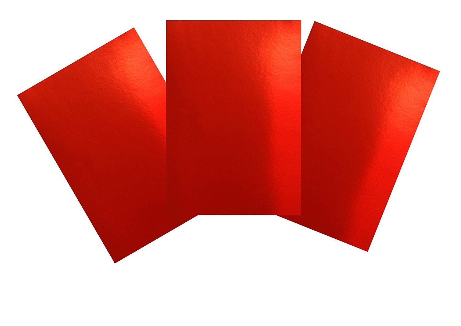 House of Card & Paper A3 240 GSM Foil Card - Red (Pack of 30 Sheets), HCP262