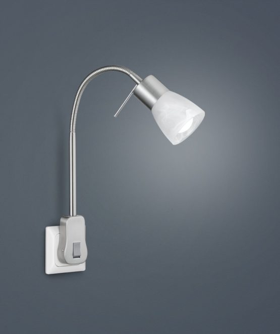 Trio Leuchten LED Plug Spotlight Metal E14 5 W Matt Nickel 22 x 4.7 x 40 cm - Image 2