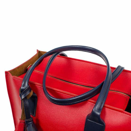 Sara Revert Julieta Messenger Bag, 29 cm, Red (Rojo) - Image 4