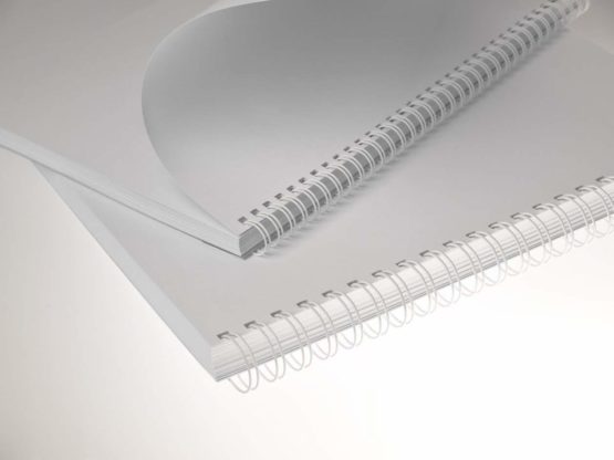 Renz One Pitch Wire Binding Elements 2: 1 23 Loops, Diameter 32.0 mm, 1 1/4 Inch White - Image 2