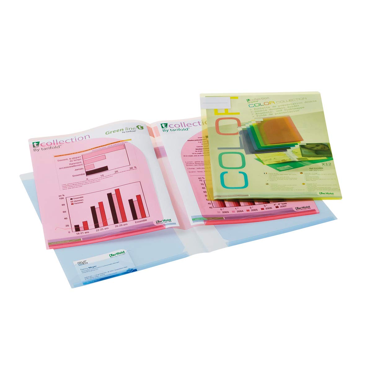 Tarifold A4 Display Folders Double Presentation Folder A4 in Assorted