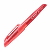 Ergonomic School Fountain Pen - STABILO EASYbuddy A Nib Coral/Red