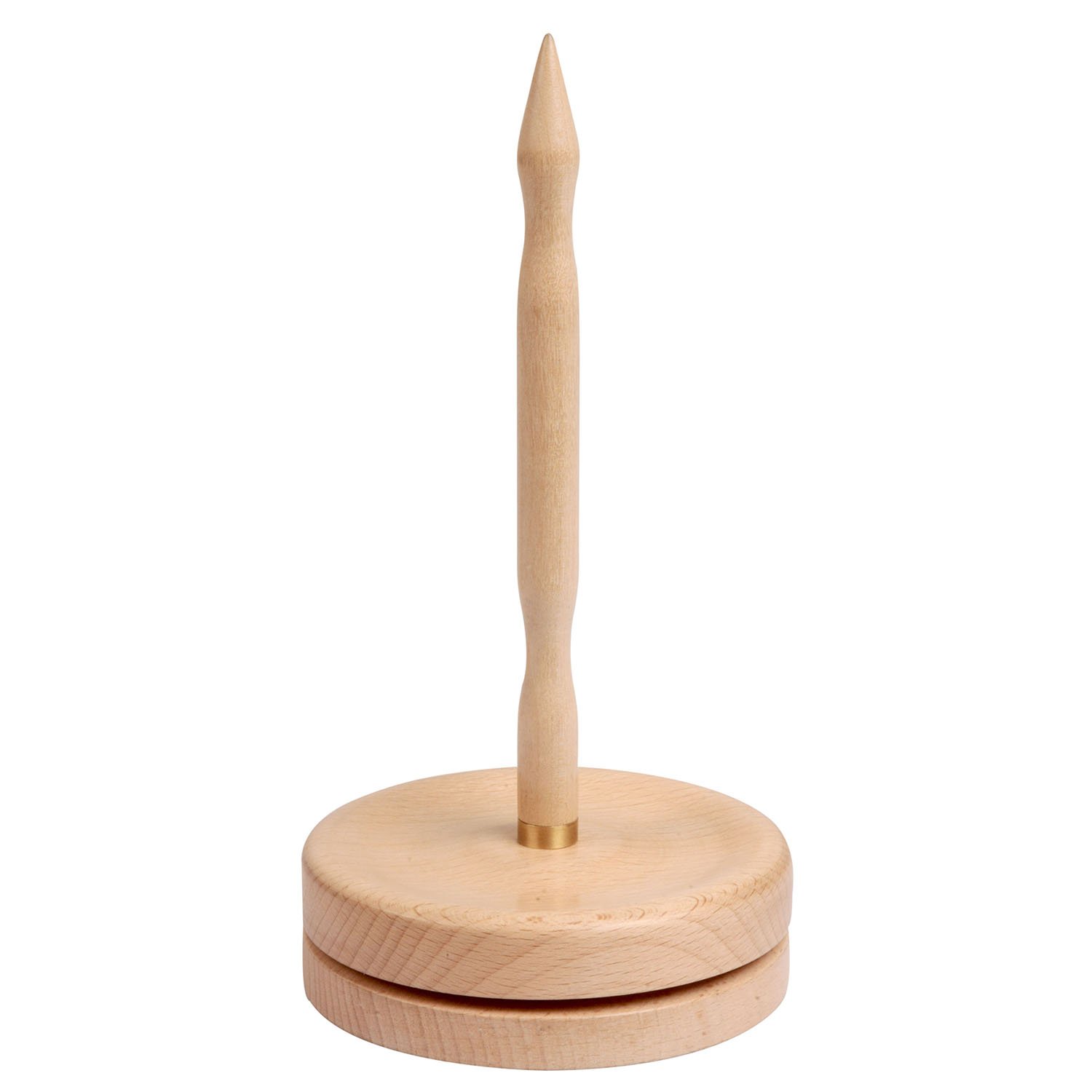 KnitPro KP35006 Winding Accessories Natural Yarn Dispenser, Wood, Multi-Colour, retro-tri color, 30 x 35 x 30 cm