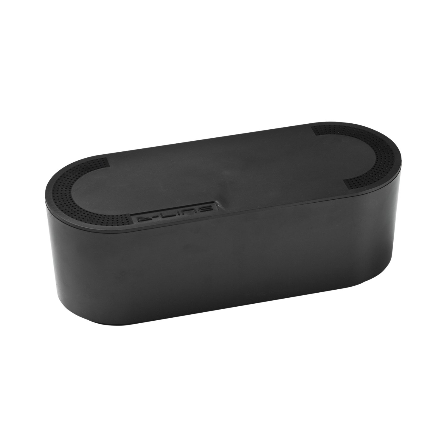 D-Line Cable Tidy Box, Hide Extension Blocks, Desk Cable Management, Organise TV Cables, 325mm (L) x 125mm (W) 115mm (H)