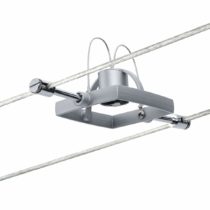 Paulmann Wire System, Metal, Plastic, GU5.3, 10 W, Chrome matt