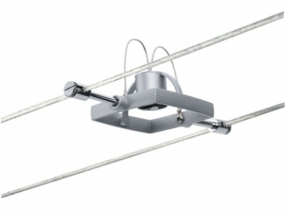 Paulmann Wire System, Metal, Plastic, GU5.3, 10 W, Chrome matt