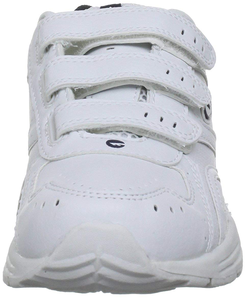 Hi-Tec Unisex Kids XT115 Ez Fitness Shoes - White (White/Navy 011), 13 Child UK (32 EU), White White Navy 011, 13 UK - Image 2