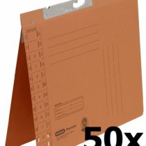 Elba 90431BL Suspension File Manila Cardboard Recycled Material 320 g/m² Commercial Binding and Slit Pack of 50 Blue Hanging Files, Manila Cardboard (RC) 320g / m² Yellow