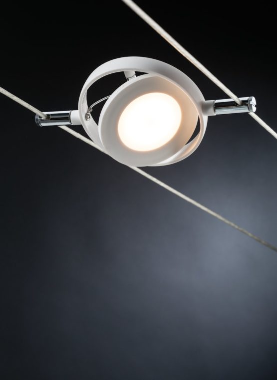 Paulmann 941.06 Rope system RoundMac Set expandable warm white 6x4W LED white matt 94106 rope light hanging lamp - Image 4