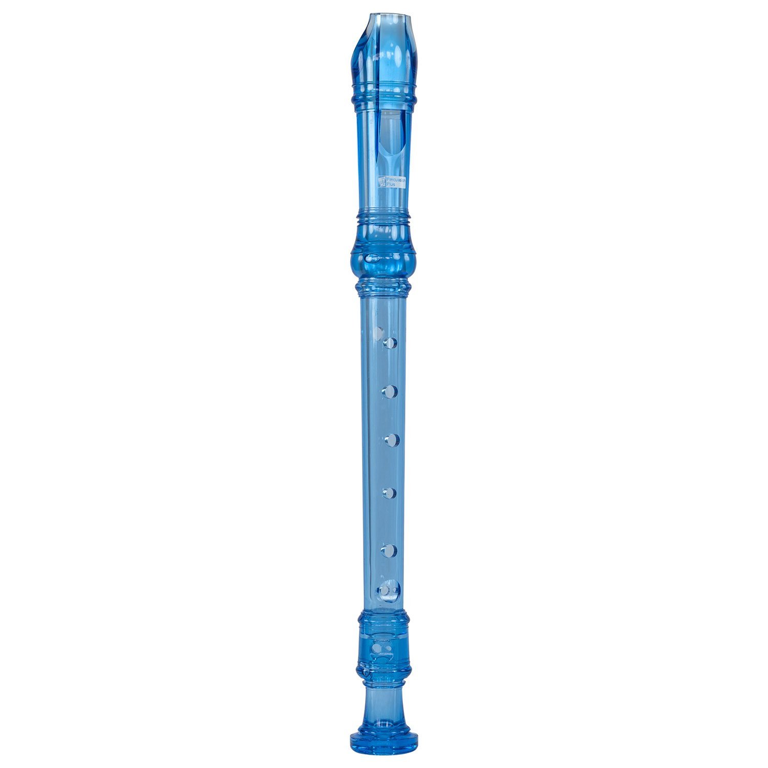 Percussion Plus PP911 Descant Recorder - C-Thru Blue - Image 3