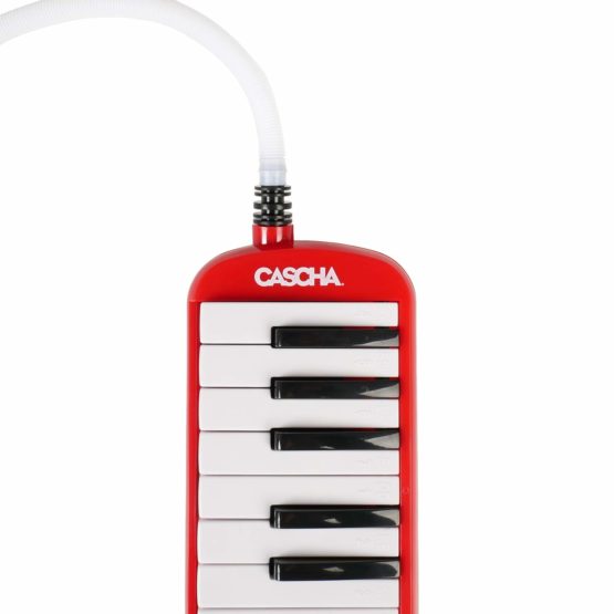 CASCHA Melodica with bag and mouthpiece, Instrument for children and beginners, Red, HH 2059 - Image 4