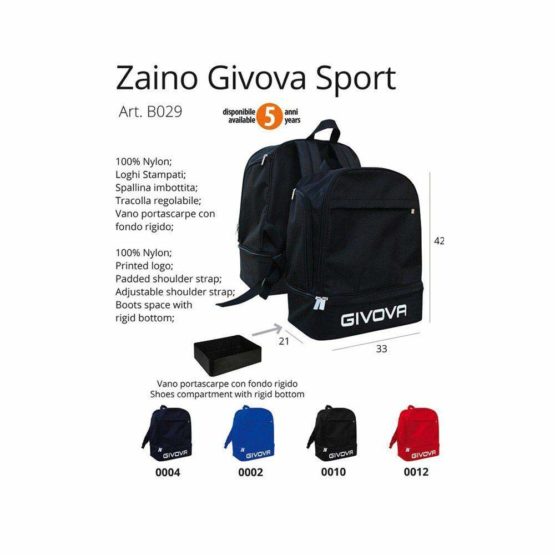 Givova, Backpack givova Sport - Image 2