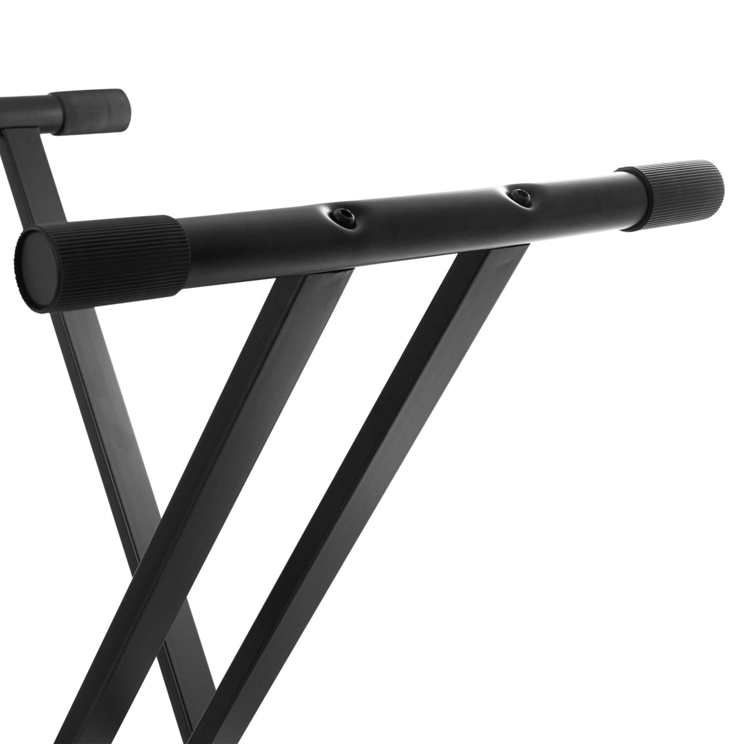 Tiger KYS14-BK Fully Adjustable Keyboard Stand, Heavy Duty Double-Braced Steel, Toothed Locking Mechanism - Image 3