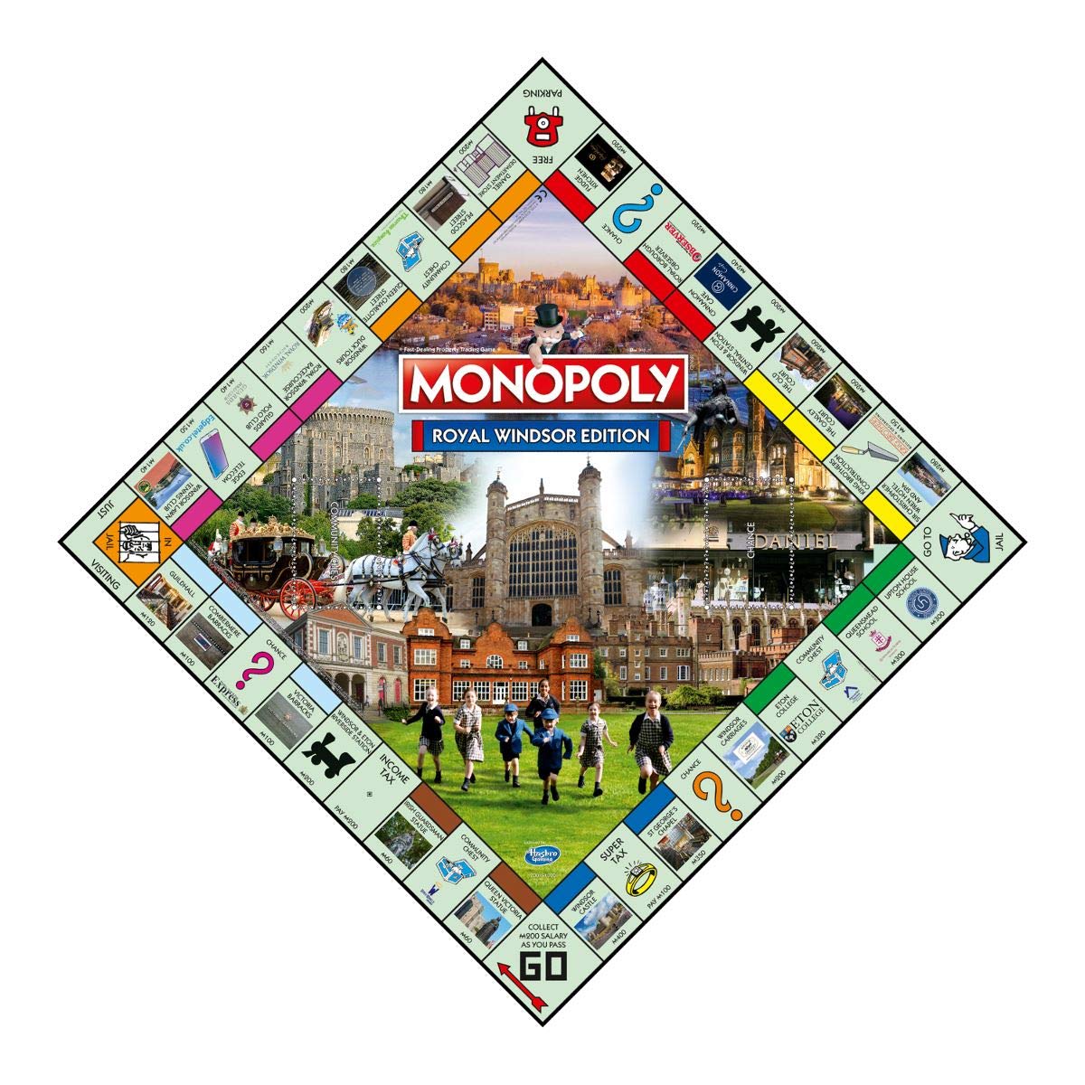 Winning Moves Royal Windsor Monopoly Board Game, Advance to the Windsor Lawn Tennis Club, Cinnamon Cafe - Image 4
