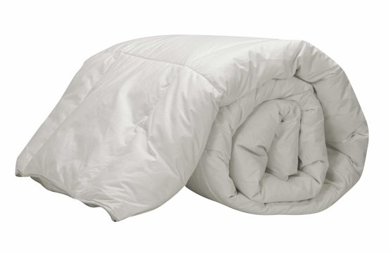 Pikolin Home, duvet upholstery 92% Goose Down Filling Duvet/Quilt Cover 100% Cotton Percale, 250g/m2, white, Lit 100/105-180 x 220 cm