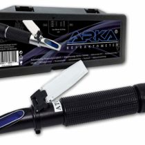ARKA Aquatics Refractometer - Density Gauge/Salinity with Temperature Compensation Dual Display for Any Marine Aquarium