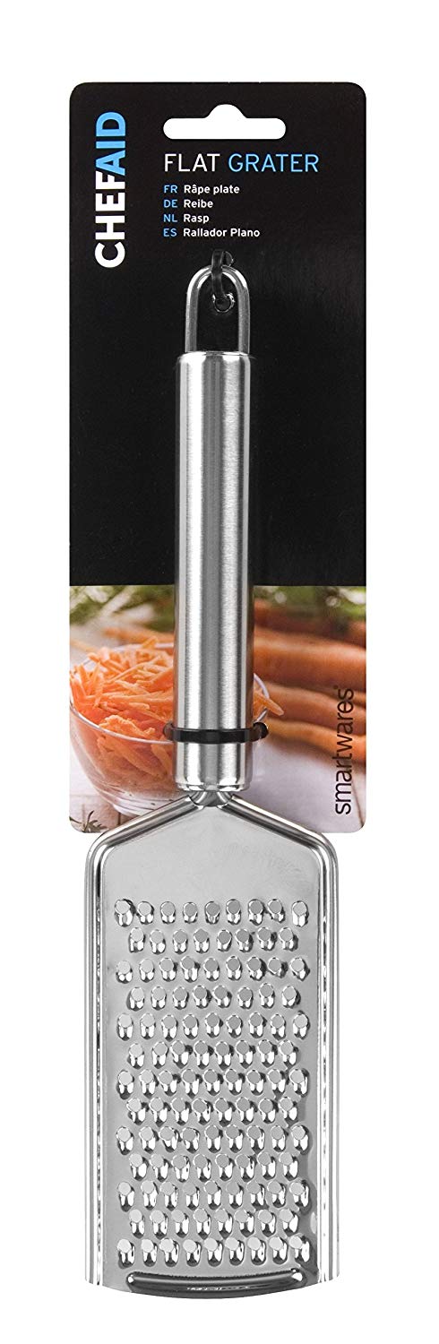 Chef Aid Stanless Steel Flat Grater, Regular, Metal