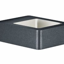 Trio Reno LED Wall Light, Metal, Dark Grey